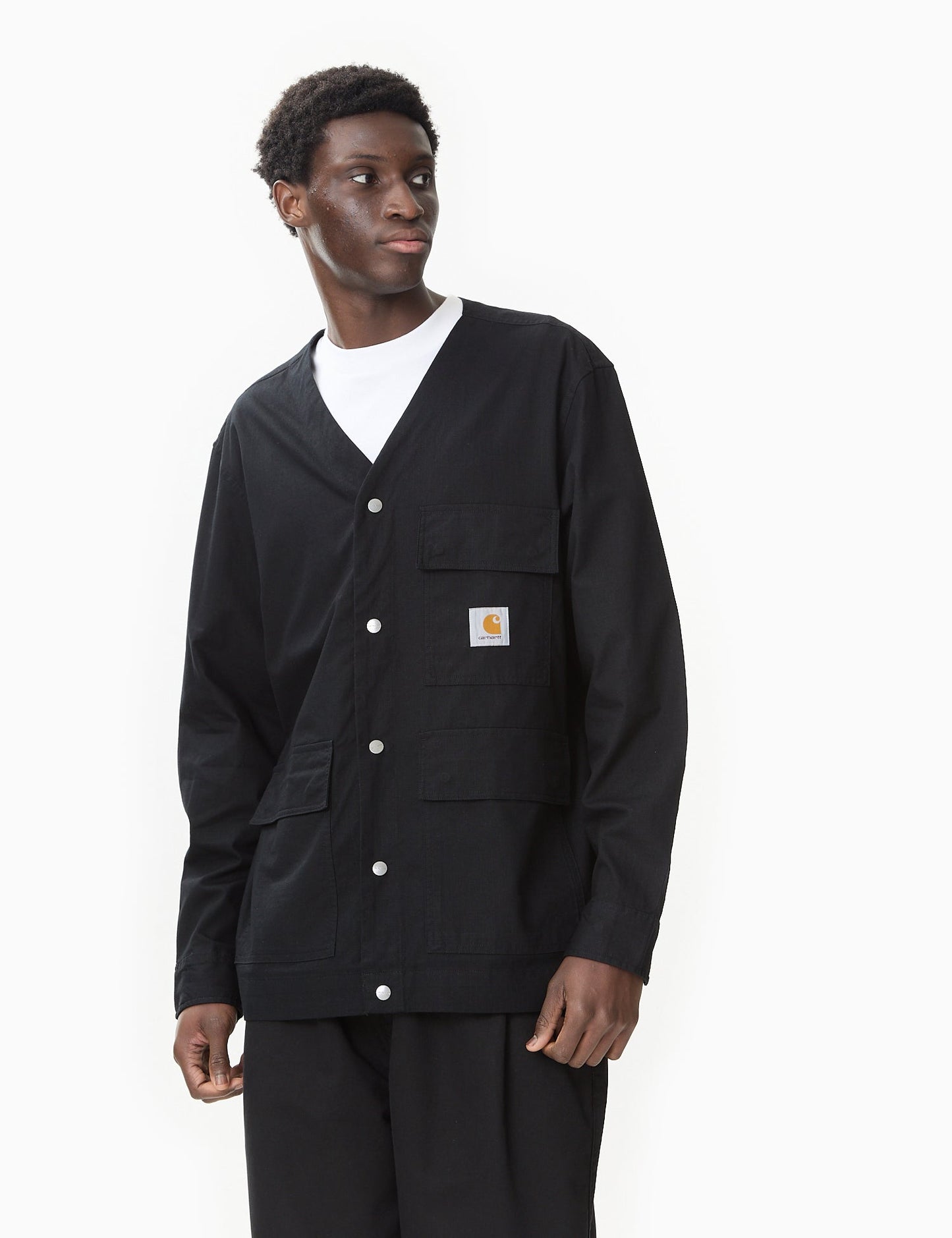 Elroy Overshirt – Schwarz
