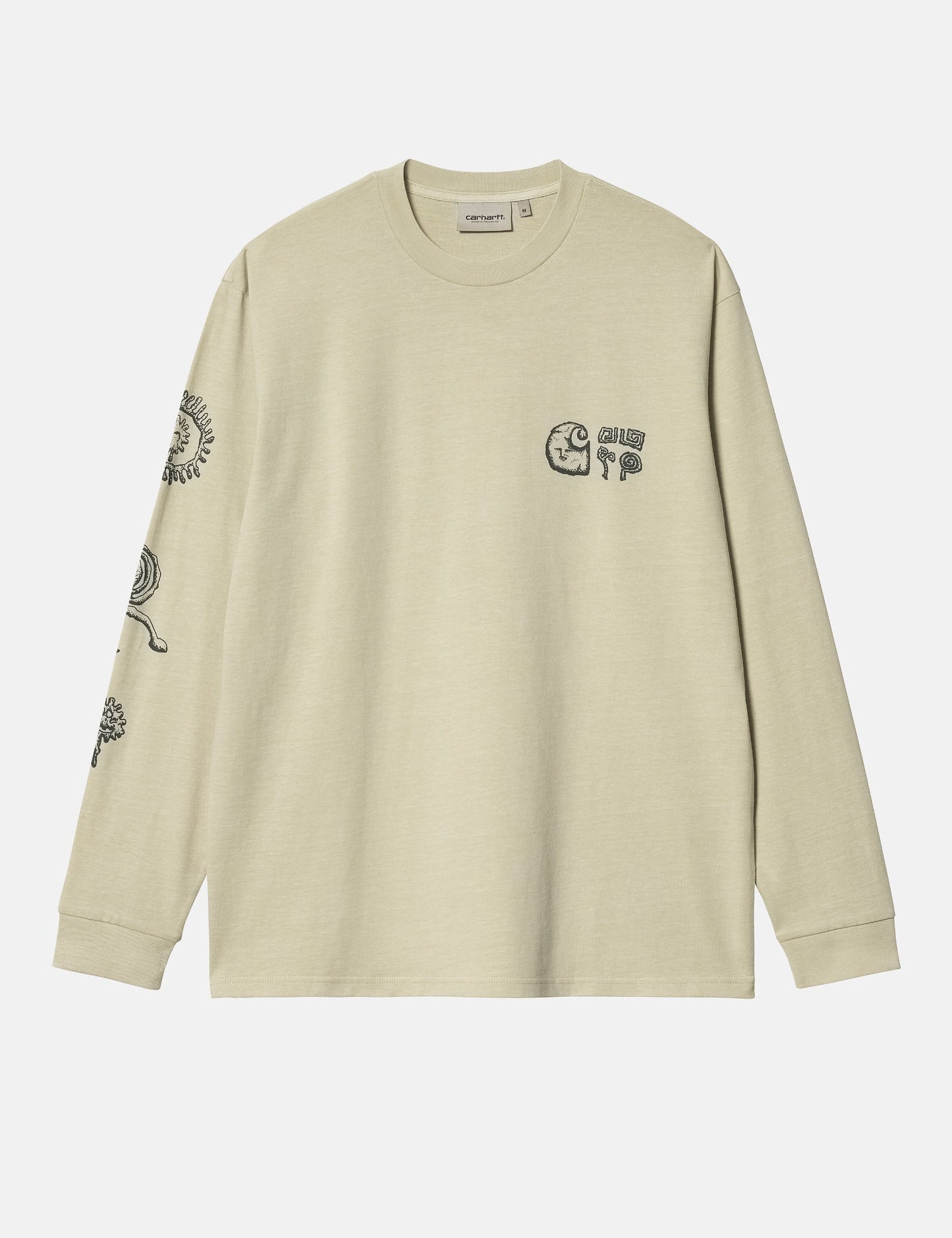 L/S Mimetolith T-Shirt (Loose) - Beryl Biege/Flint