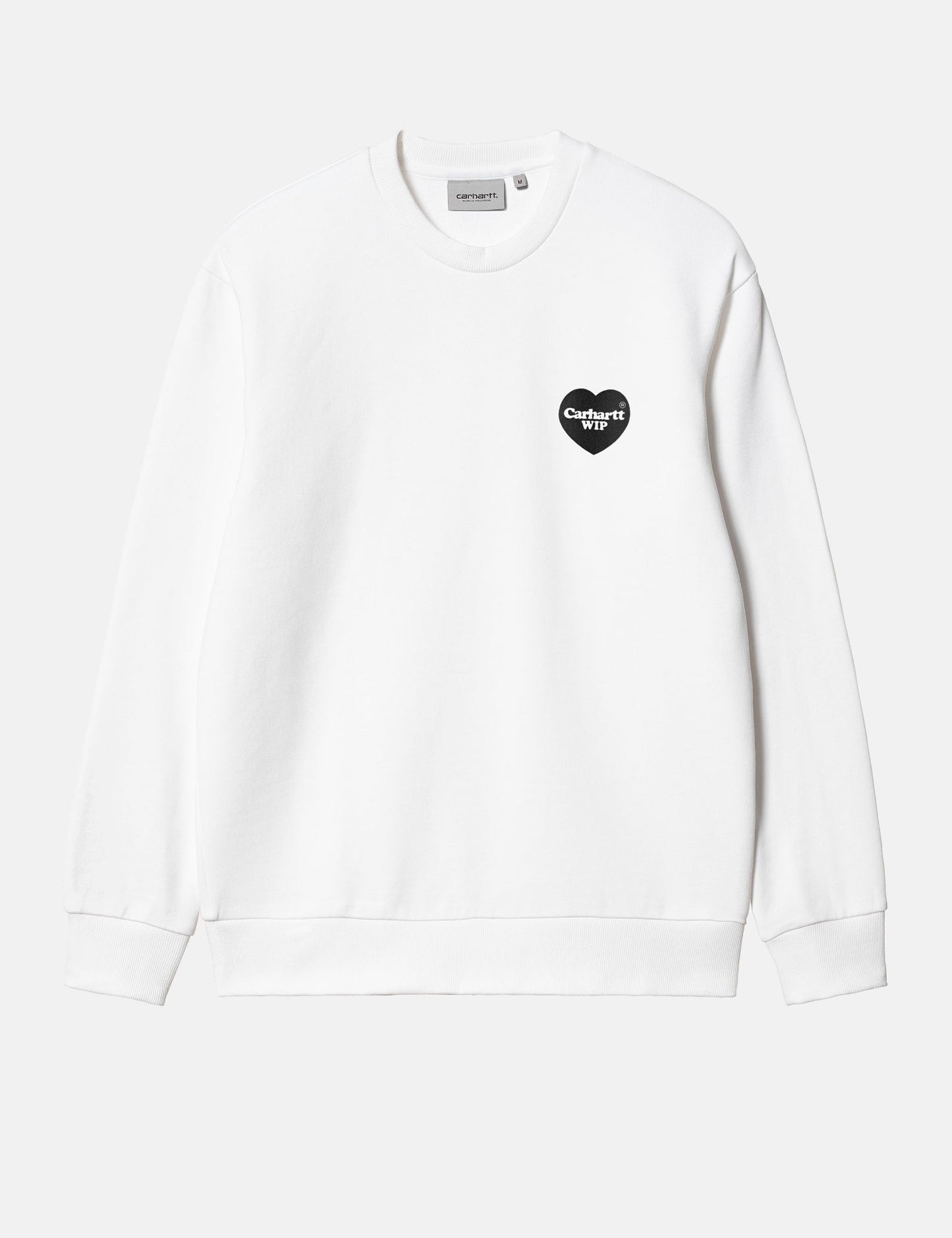 Sweat-shirt Bandana Cœur (ample) - Blanc